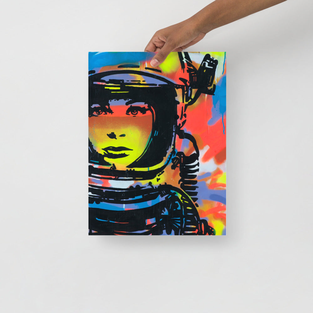 "Astro #6" by Joshua Ruggeri Matte Poster 12x16