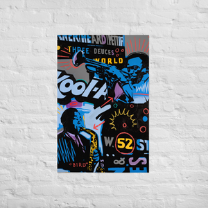"Miles + Bird 52nd Street" Matte Poster 24x36