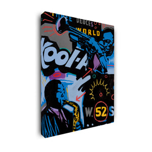 "Miles + Bird 52nd Street" Canvas Print 12x16