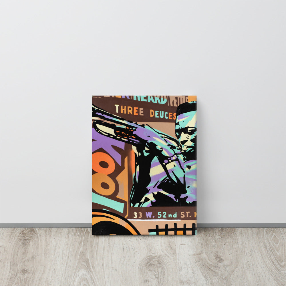 "Miles 52nd Street" Canvas Print 12x16