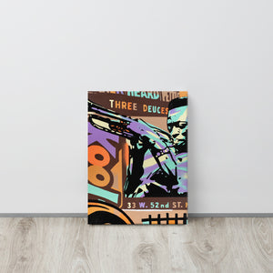 "Miles 52nd Street" Canvas Print 12x16