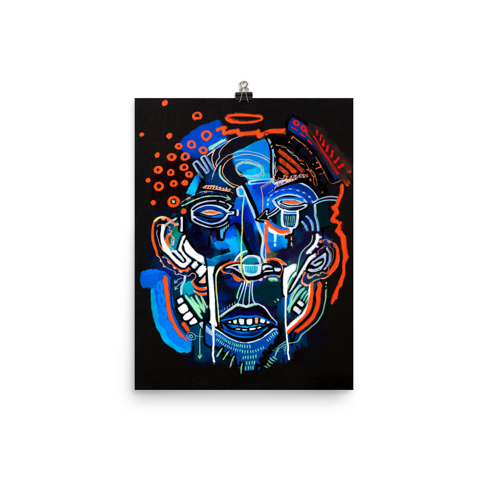 "Nightface" by Joshua Ruggeri Matte Poster 12x16