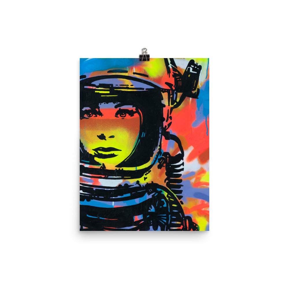 "Astro #6" by Joshua Ruggeri Matte Poster 12x16