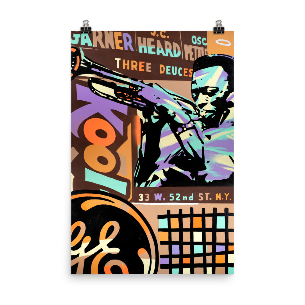 "Miles 52nd Street" Matte Poster 24x36