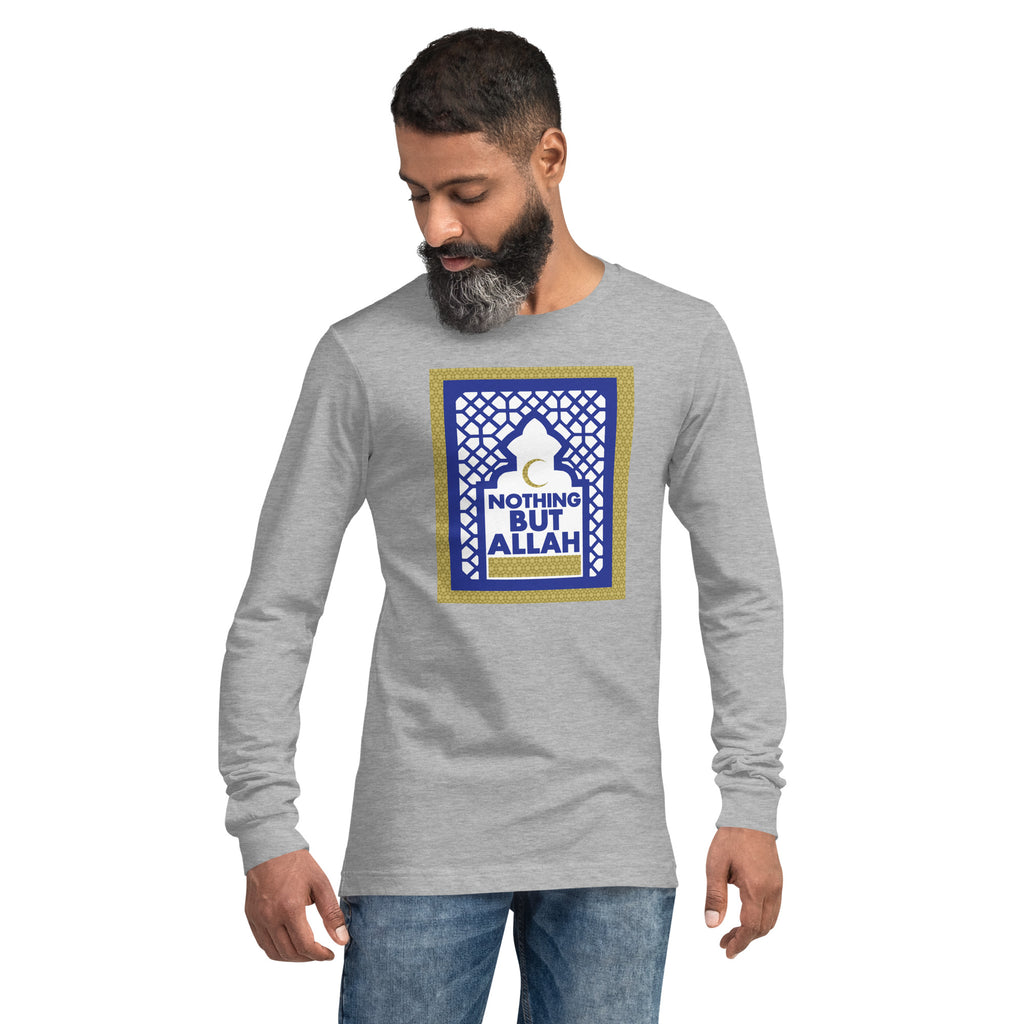 Nothing But Allah Arch Unisex Long Sleeve Tee