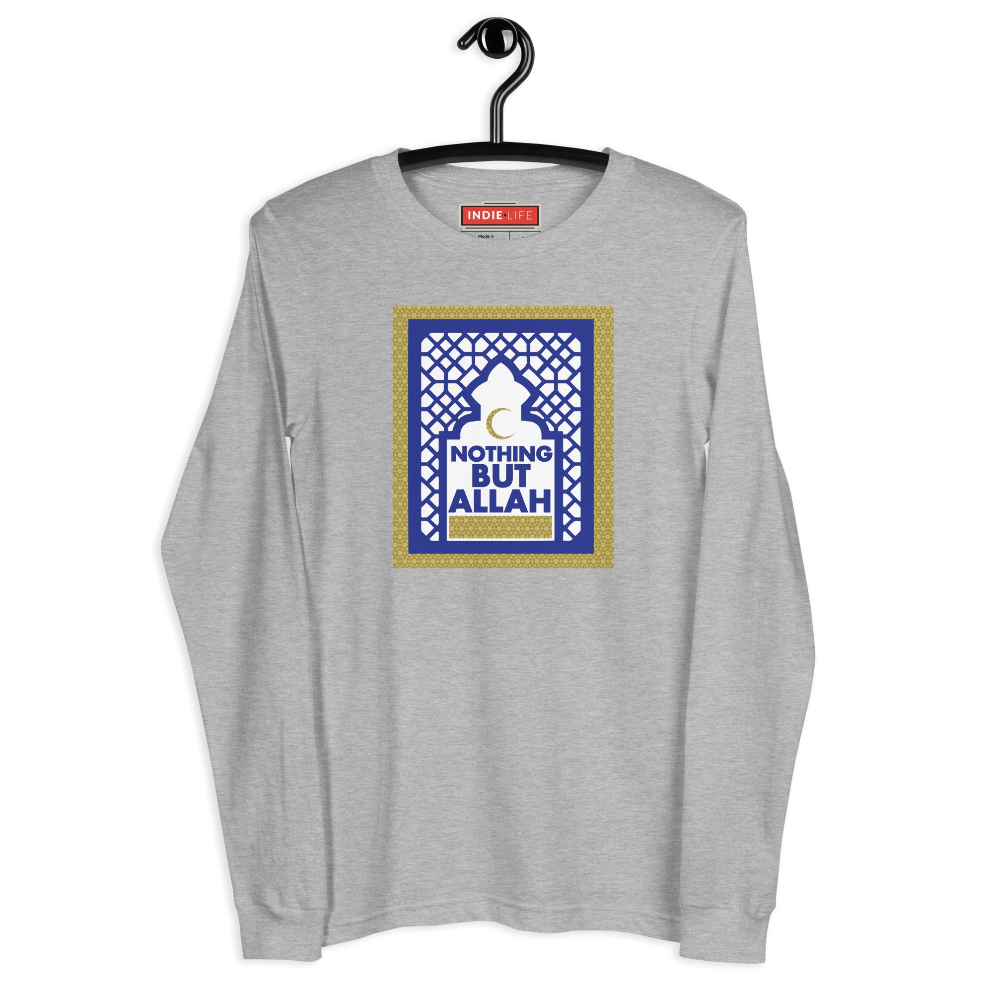 Nothing But Allah Arch - Unisex Long Sleeve Tee