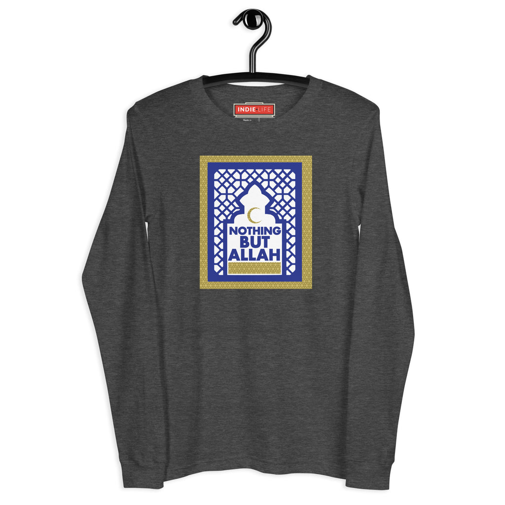 Nothing But Allah Arch - Unisex Long Sleeve Tee