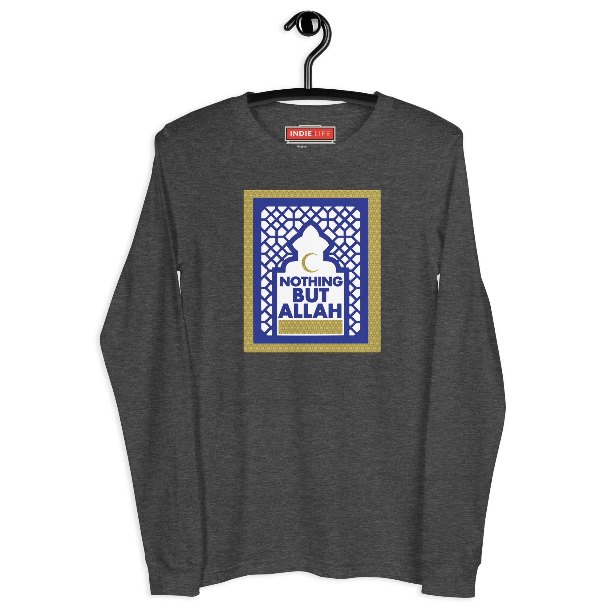 Nothing But Allah Arch - Unisex Long Sleeve Tee