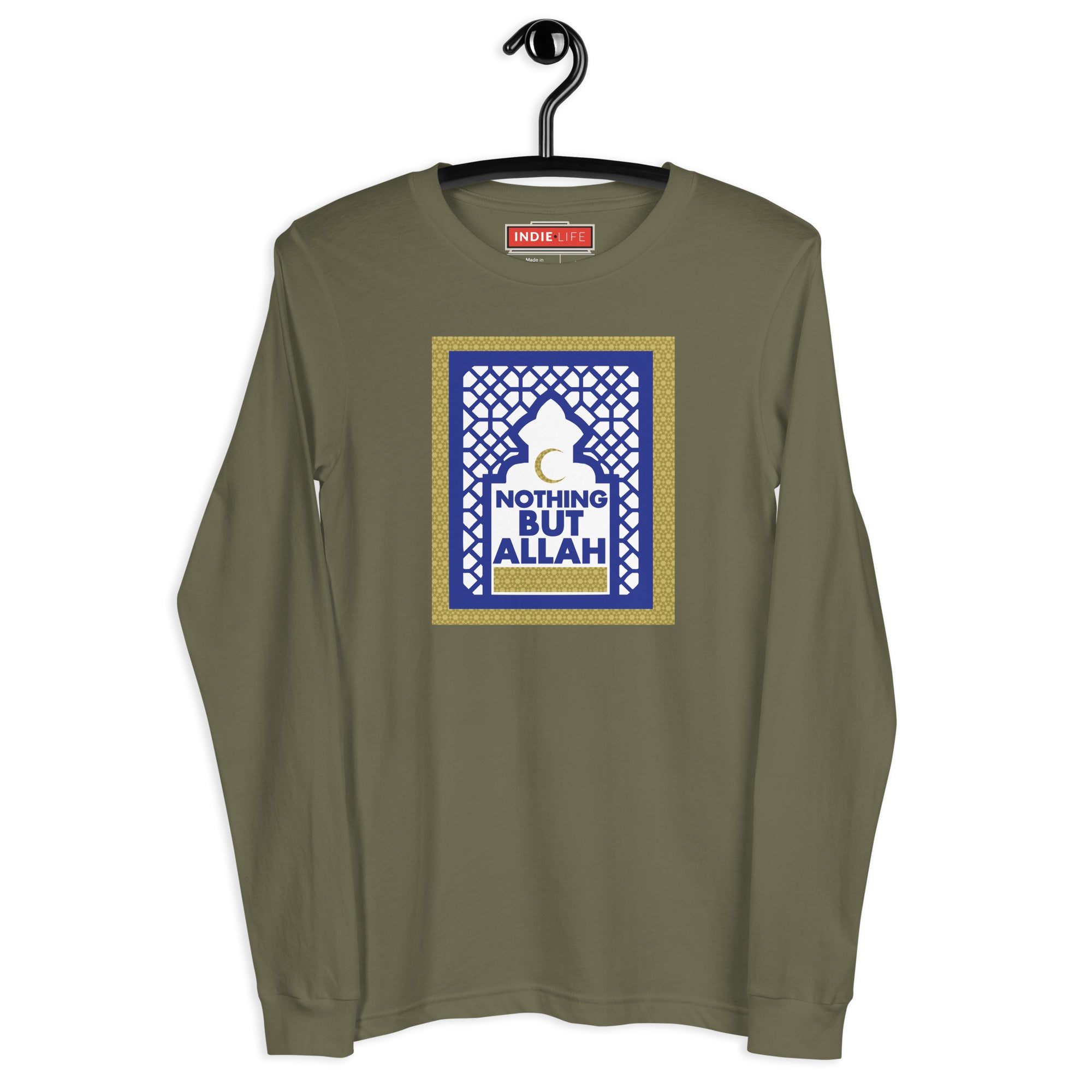Nothing But Allah Arch - Unisex Long Sleeve Tee