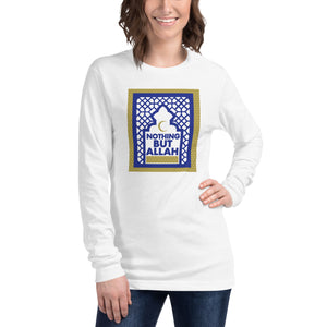 Nothing But Allah Arch Unisex Long Sleeve Tee