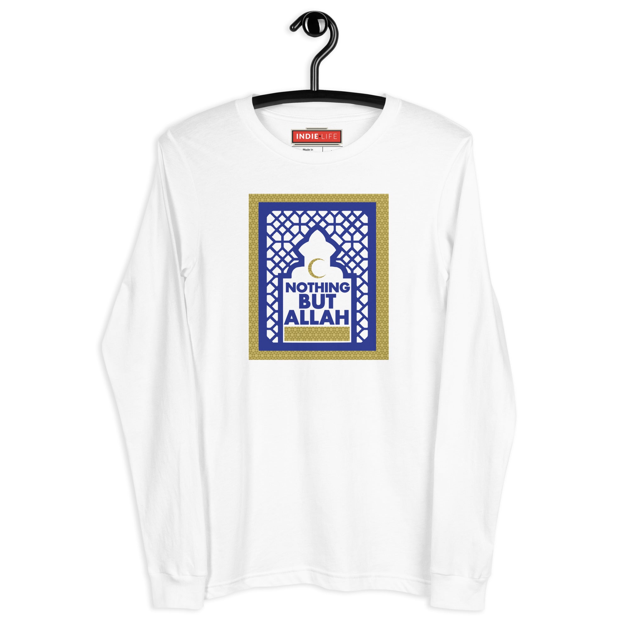 Nothing But Allah Arch - Unisex Long Sleeve Tee