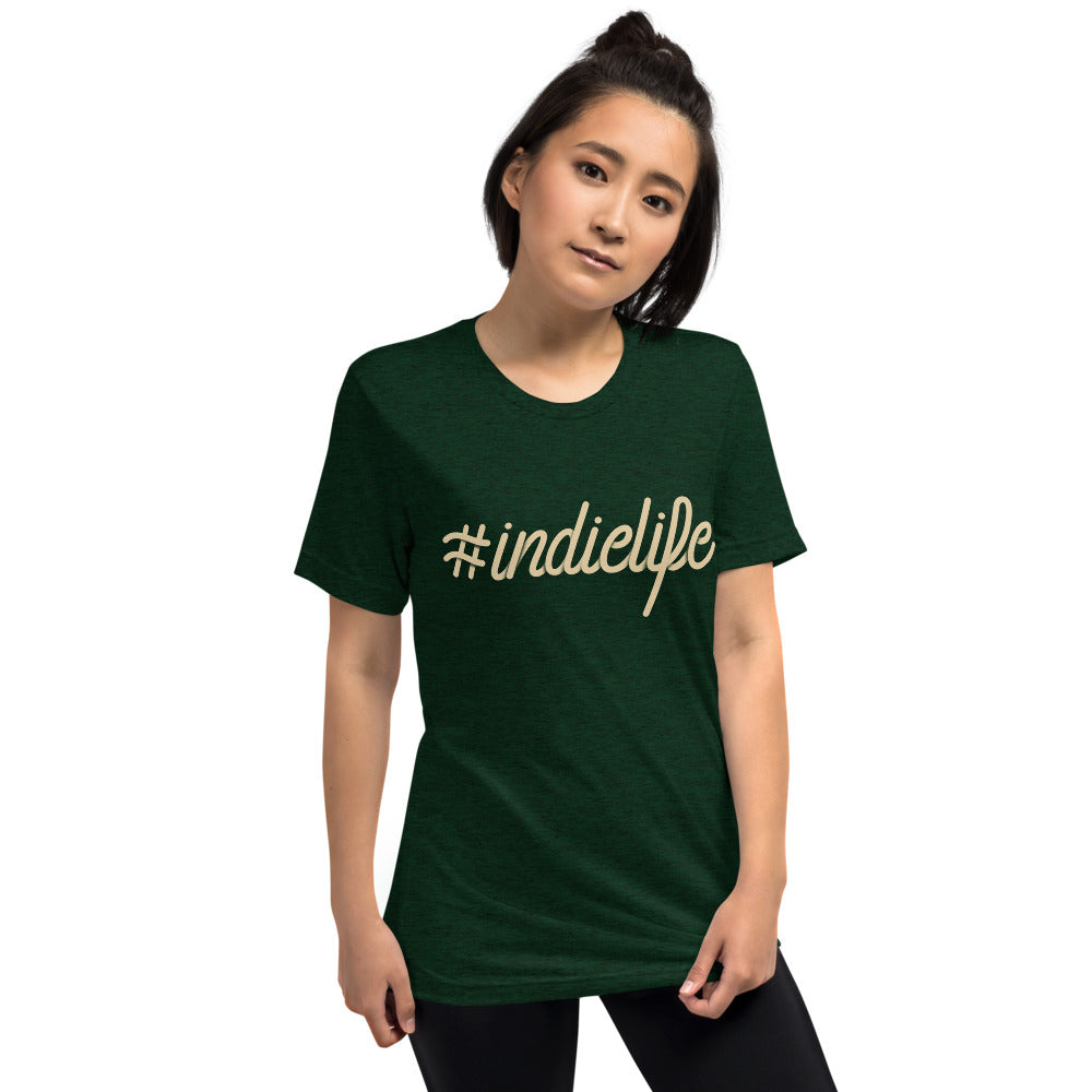 "Classic Hashtag Indie-Life" Tri-blend Tee