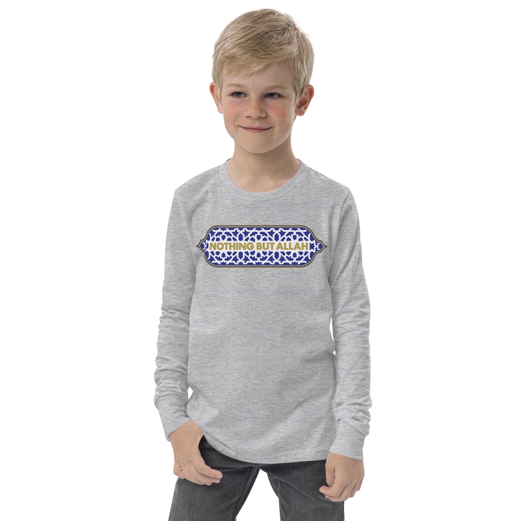 Nothing But Allah Kids Long Sleeve Tee