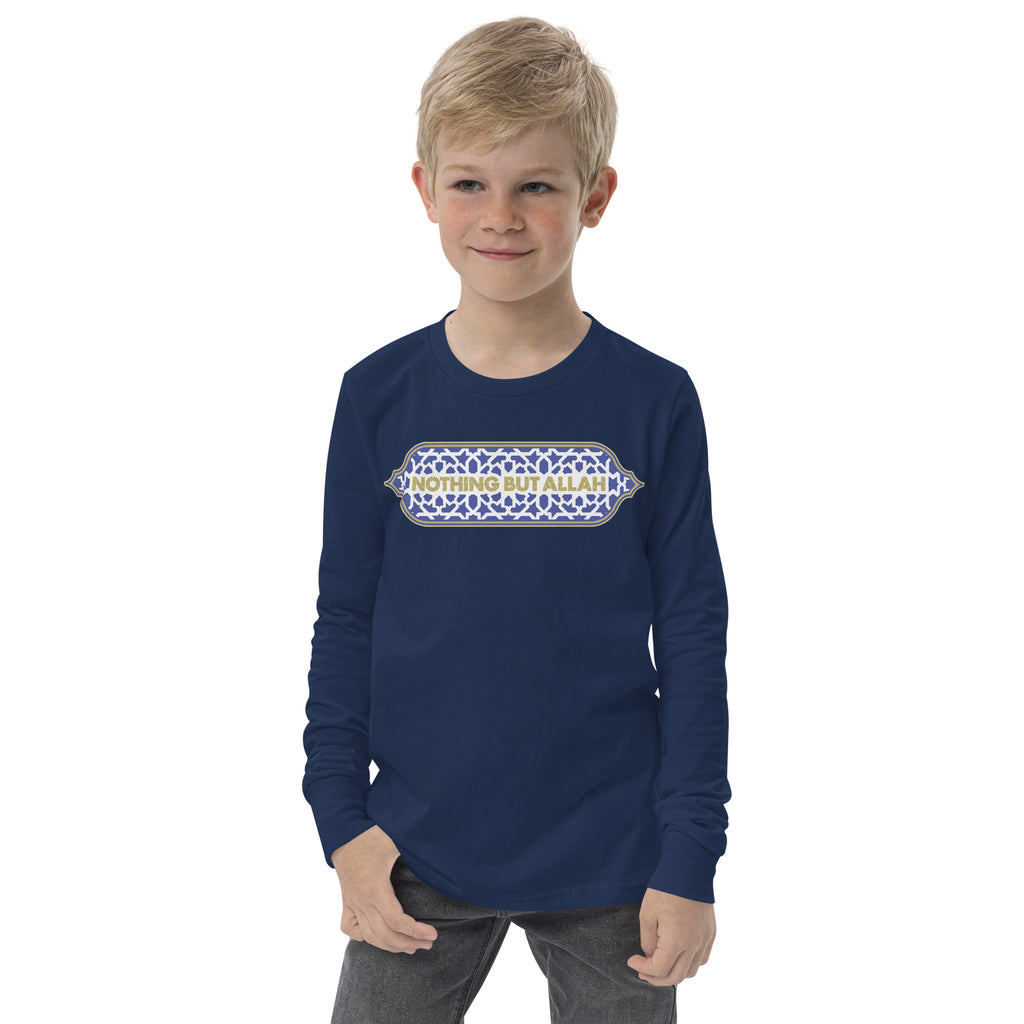 Nothing But Allah Kids Long Sleeve Tee