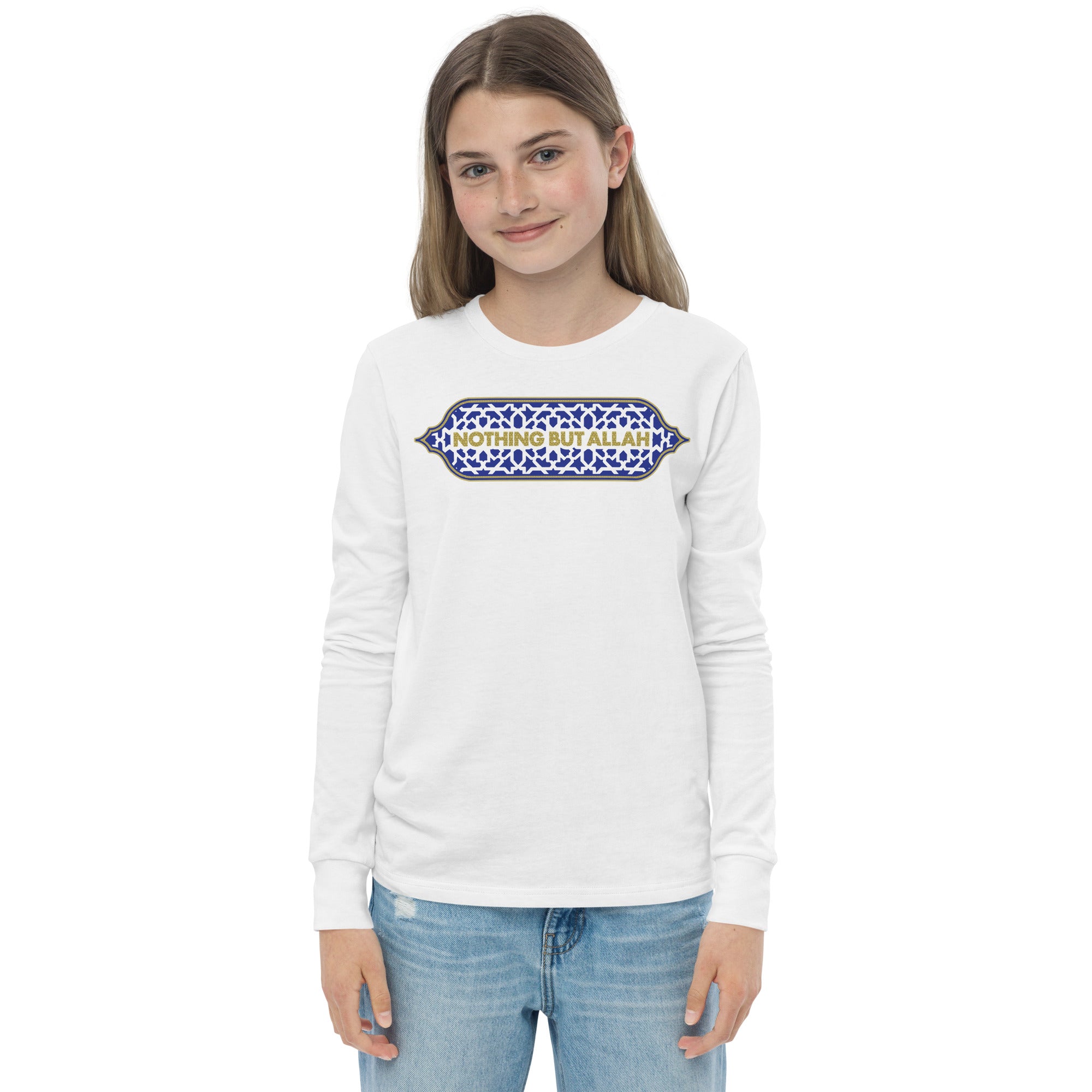 Nothing But Allah Kids Long Sleeve Tee