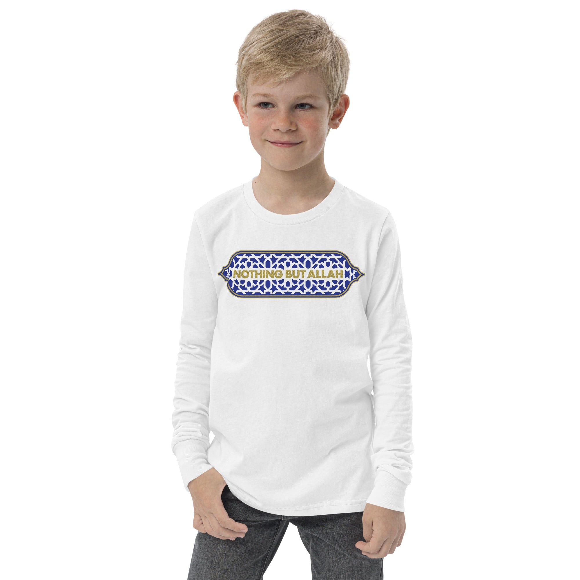 Nothing But Allah Kids Long Sleeve Tee